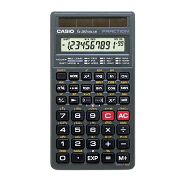 casio solar scientific calculator